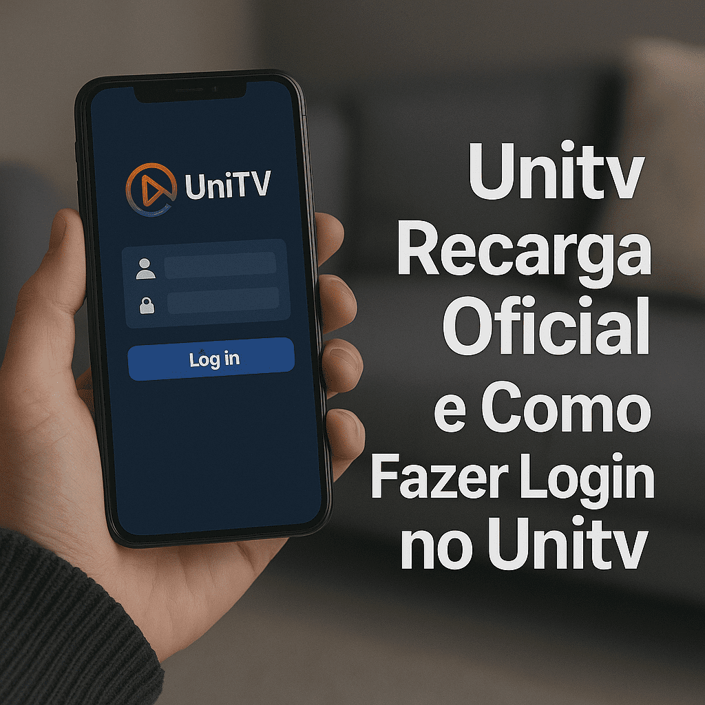 Unitv Recarga Oficial e Como Fazer Login no Unitv