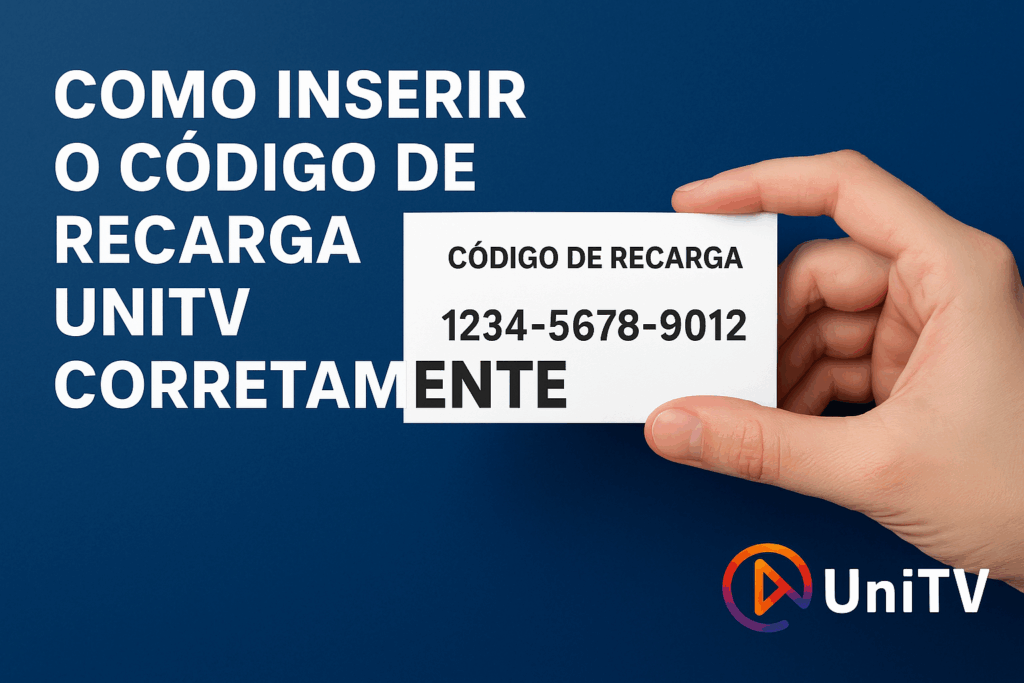 Código de Recarga Unitv