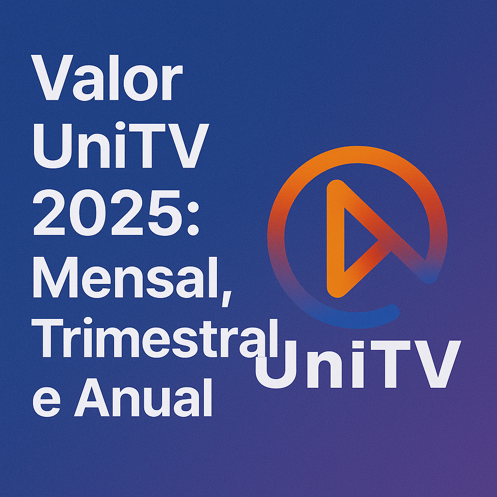 Valor Unitv 2025: Mensal, Trimestral e Anual