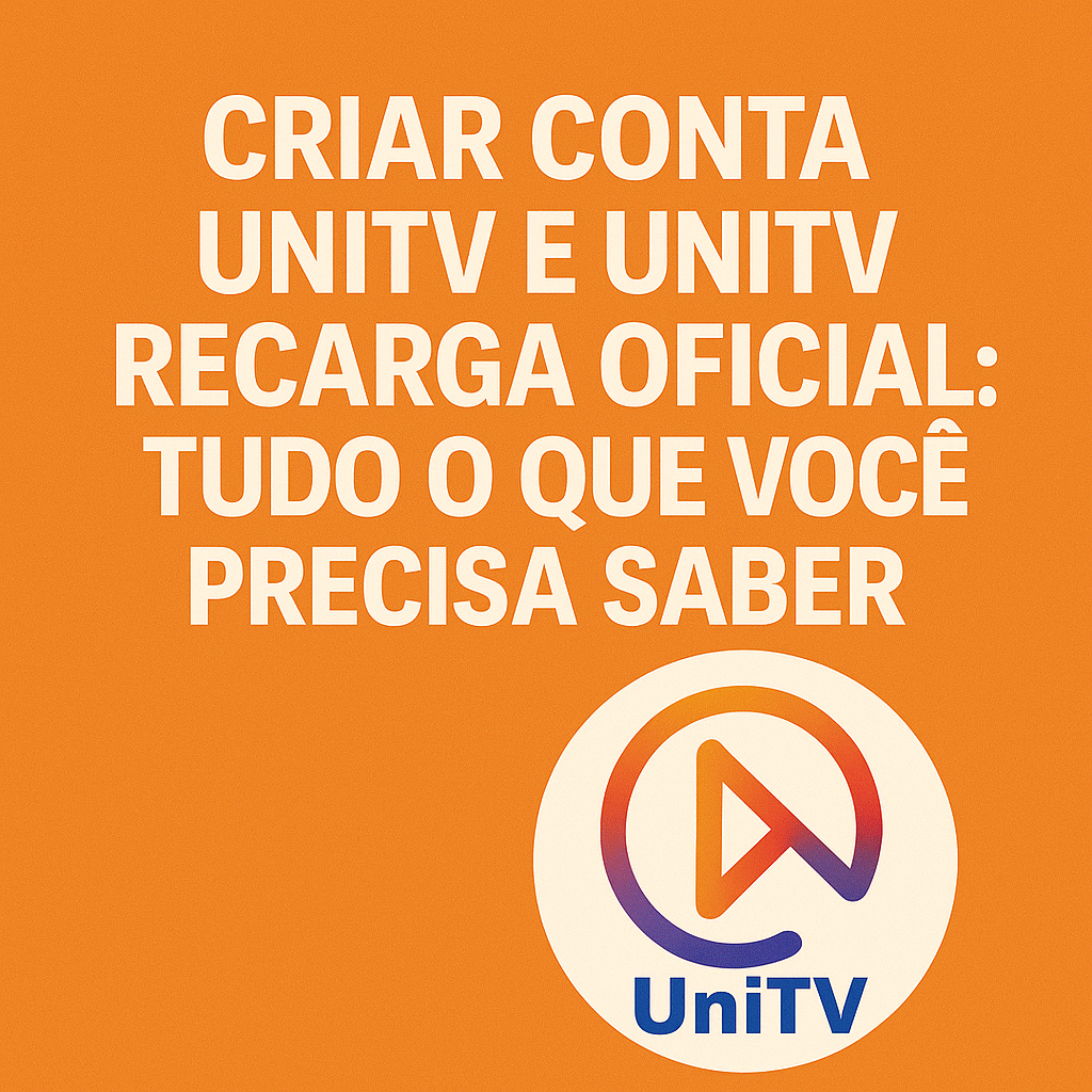 criar conta unitv