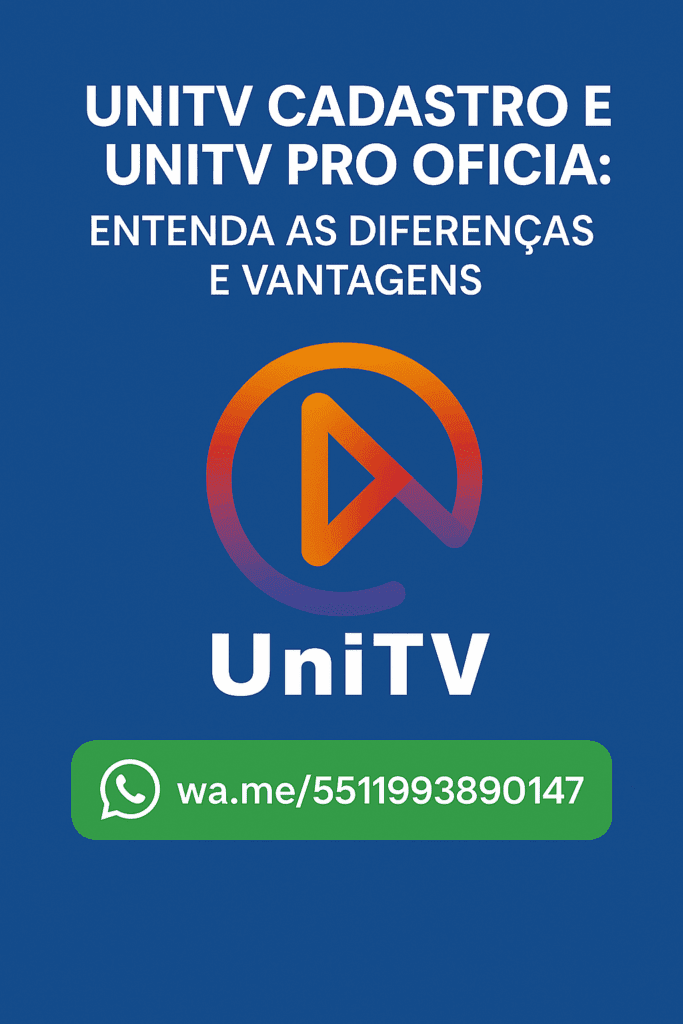 UniTV App Android: Instalação Rápida e Primeiro Acesso - UNITV PRO ...