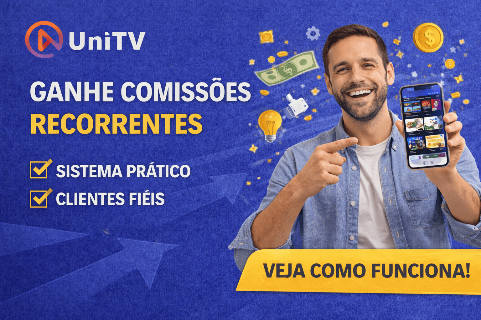 Revender UniTV com baixo investimento e alto retorno - UNITV PRO ...