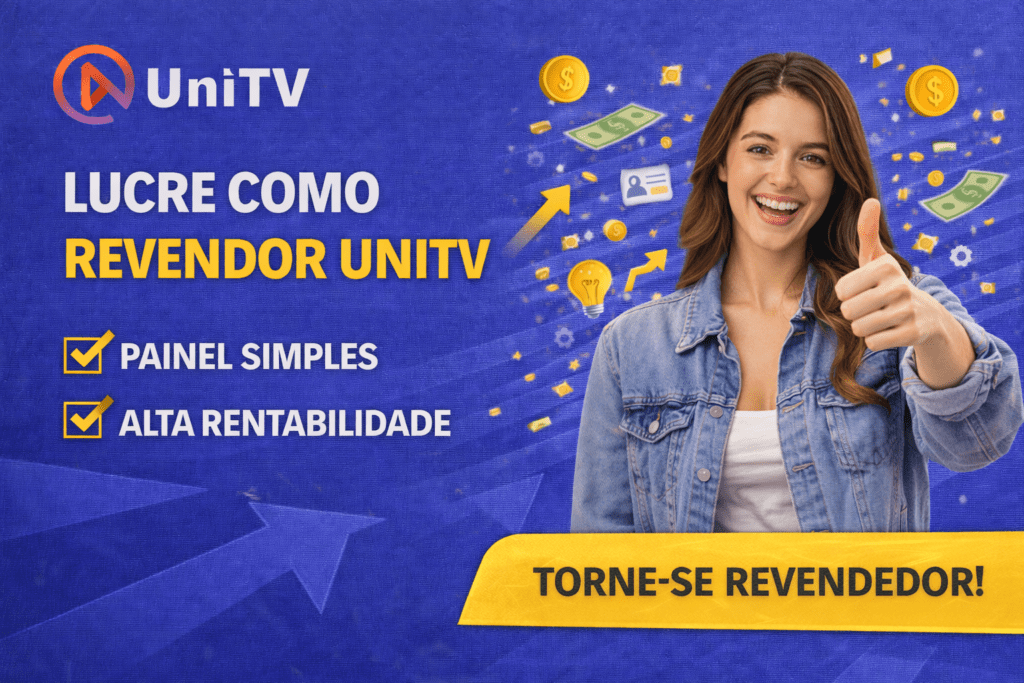 Revender UniTV e ganhar dinheiro com IPTV premium 1 revender unitv